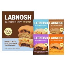 Labnosh Layer Variety Pack 蛋白質餅乾 50g x 4種組合, 1套