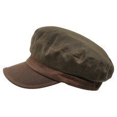 VoulezVous Jediallo 油蠟棉戶外露營登山釣魚用帽, 棕色卡其