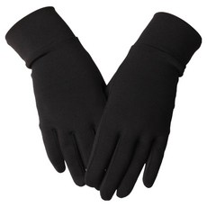 American Road 冬季戶外運動手機觸控手套 雙手穿戴組 BRP1961, 黑色, 1套