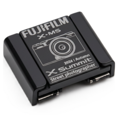 디노 Fuji XM5 / GFX100RF 핫슈 커버 XM5 전용 2 x 2 cm, 1개, 블랙