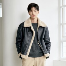 210 edit 男女通用高領仿羊羔絨飛行夾克 ZF4JP041