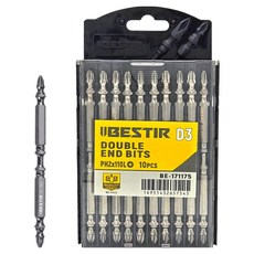 BESTIR 鷹之印 雙頭扭力起子頭 110mm 10入組 BE-171175, 1套