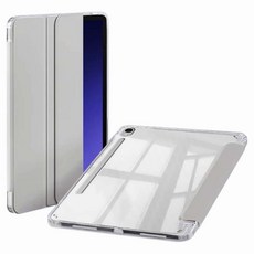 tablese S Pen收納透明平板保護套 TD-5, 1個, 灰色