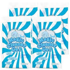 Dreamy 多用途除塵清潔凝膠 縫隙清潔 透明袋裝 70g, 4個