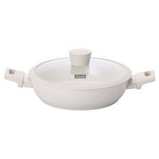 Cookin Kitchen Flower Olio 電磁爐適用陶瓷砂鍋, 象牙白, 1個, 24cm