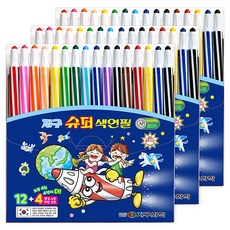 地球化學 超級色鉛筆, 16色, 3個