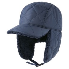 American Road 防寒滑雪/滑雪板用羊羔毛鋪棉帽 BRP2024, 海軍藍, 1個