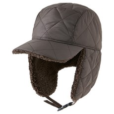American Road 防寒滑雪/滑雪板用羊羔毛鋪棉帽 BRP2024, 巧克力色, 1個