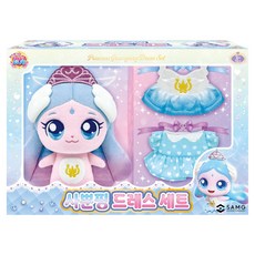 Catch Teenieping 公主輕柔萌可娃娃 + 2款禮服組, 1套, 混合色, 200mm
