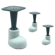 kkalkkeumdeohagi 免鑽孔防關門門擋, 天藍色, 3個