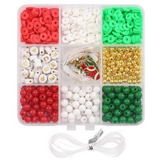 마다꾸미 크리스마스 비즈 팔찌 키링 만들기 세트, 07 Jingle Gam G, 1세트