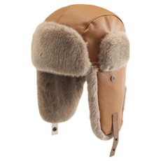 冬季運動騎行滑雪滑雪板防寒帽 BRP2030, 棕色, 1個