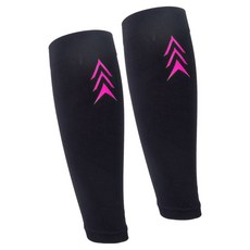 LEADER X 台灣製 石墨烯涼感反光小腿套 女款, 1組, 桃紅色