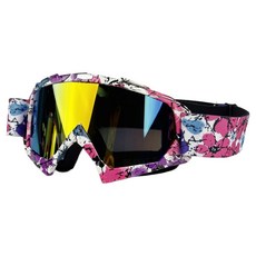 American Road 變色滑雪板滑雪運動護目鏡 BRP2007, 07B紅色, 1個