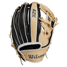 윌슨 A2K 내야수 야구 글러브 스핀컨트롤 슈퍼스킨 WBW1013751175, 1개, 블랙