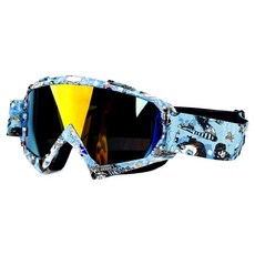 American Road 變色滑雪板滑雪運動護目鏡 BRP2007, 04A紅色, 1個