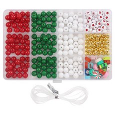 마다꾸미 크리스마스 비즈 팔찌 키링 만들기 세트, 04 Jingle Gam D, 1세트