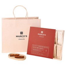 MARCO'S 杏仁牛奶巧克力 10入 + 提袋, 200g, 1個