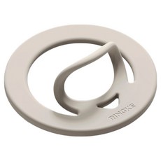 Ringke 雙磁吸矽膠環 雙面磁吸 MagSafe 手機握把支架, 暖灰色, 1個
