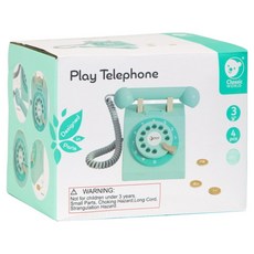 Classic WORLD 客來喜 木製電話復古經典款 50551, 混和顏色, 1個