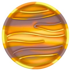 Animan 寵物 space-z 矽膠慢食碗 Time Ball Venus, 1個, 日落之前