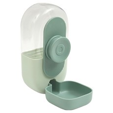 ANTIAN 貓咪狗狗懸掛式喝水器/寵物圍欄飲水器 800ml, 綠色, 1個