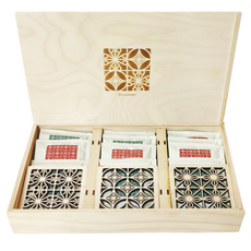 carpenter 木匠兄妹 窗花咖啡禮盒, 咖啡濾掛包 12個 + 窗花杯墊 3個, 1組