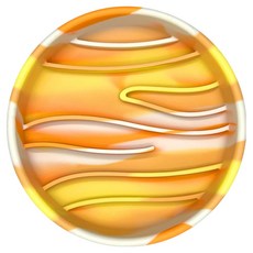 Animan 寵物 space z 矽膠慢食碗 Time Ball 維納斯, 1個, 日出之前