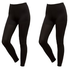 LEADER X 鋅石墨烯顯瘦九分褲/九分褲襪2件組 加大款 台灣製