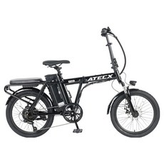 ATECX 48V 7.8Ah 500W 전기자전거 ATECX F100 고객직접설치, 블랙, 알루미늄