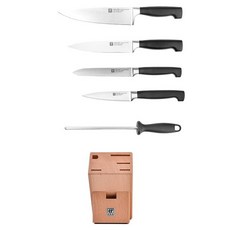 ZWILLING 雙人 Four Star 磁吸刀座 10.5 x 14.3 x 36 cm, 1套, 6件組