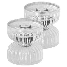 다조아샵 가구 흔들림 방지 스토퍼 아크릴 소형 4.2~4.8cm, 투명, 2개