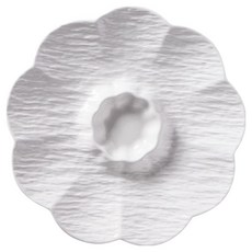 다파랑 칸칸이 나눔 만두 세라믹 접시 HJ0850, 화이트, 1개