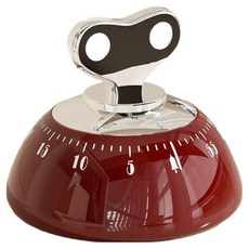 Soso生活 磁吸式冰箱廚房用計時器, 紅色, 1個