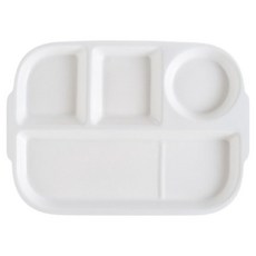 다파랑 식탁 플레이트 세라믹 분할 나눔 접시 사각대 HJ0867, 方形大, 1個