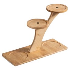 Harmony Mall 原木客廳多功能花盆架 25 x 10.5 cm, 原木色