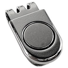 GIVOTGOLF 強力釹磁鐵球標夾 一字夾型, 銀色, 1個