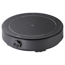 PNPOONGNYUN Doya 圓形單口感應爐 深灰色, 一般型, DIKA-1200C