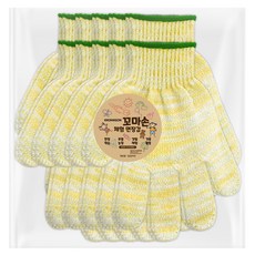 Ilovegh 小手兒童體驗棉手套 黃色 10雙組, L(高年級用), 1套