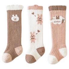 스타도어 신생아용 베베 포근 니삭스 3종 세트