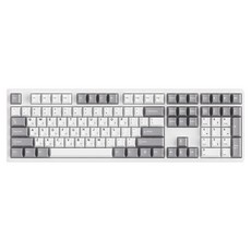 다얼유 유무선 108키 3모드 연결 블루투스 기계식 키보드 저소음 모카 무스축, 문 더스트, DK108 Pro, 제조사축