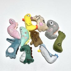 MAAH 고양이 캣닢 애착 인형 장난감 10종 세트 CB-37, 1세트, 혼합색상