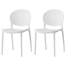 룸앤홈 뉴 휘게 체어, 화이트, 2개