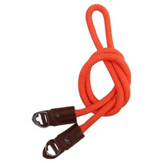 圓形高級相機雙向背帶 橘色 140 x 80 x 10 mm, 1個, 單一商品