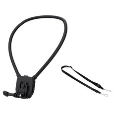 圓形牢固簡易頸掛式相機支架 黑色 A 200 x 100 x 60 mm, 1個, 單一商品