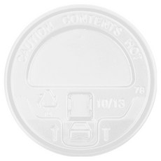 키친유 일회용 테이크아웃 화이트 컵뚜껑, 1개, 100개입, 머그리드형