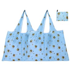 메오 키친 대용량 접이식 장바구니, 꿀벌, 3개