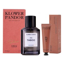 KLOWER PANDOR 台灣公司貨 自然疊香組 禁忌蜜桃香水 + 潘朵拉的秘密香水滋潤護手霜, 1套
