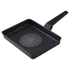 벨로비 국내산 오로라 골드 사각 후라이팬, 1개, 27cm