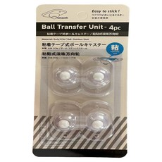 아니마 부착형 투명 바퀴 화이트 4p, 4개